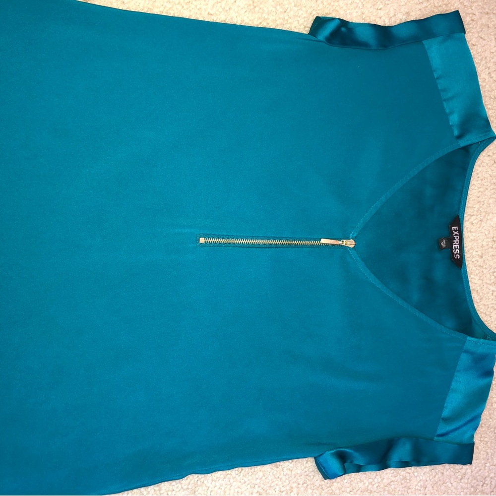Express teal/blue Blouse - Picture 5 of 9